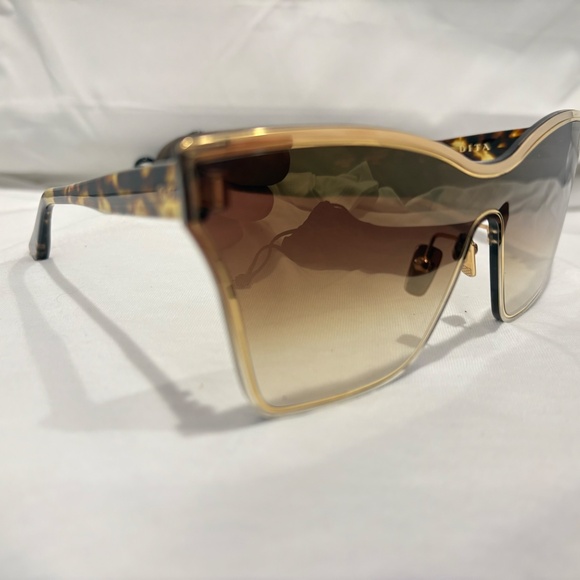 NEW! DITA SILICA DTS508-01-GLD-TKT; GOLD TORTOISE W/BROWN-GOLD FLASH LENS - Picture 3 of 8